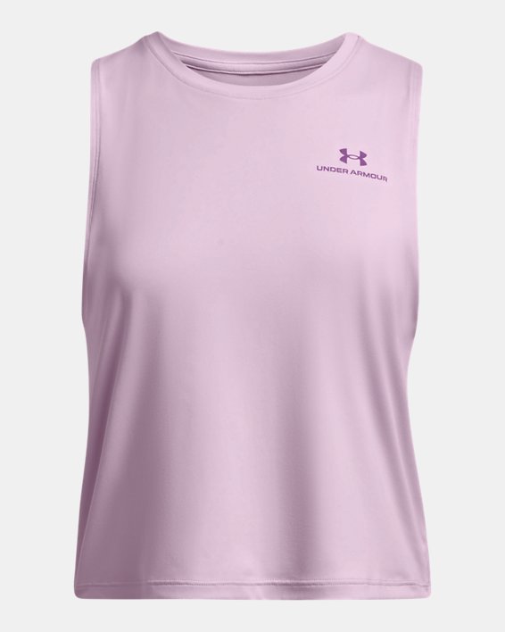 เสื้อกล้ามทรงคร็อป UA Vanish Energy สำหรับผู้หญิง in Purple image number 2